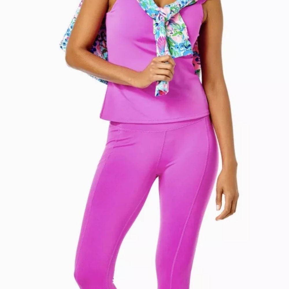 Lilly Pulitzer UPF 50 Luxletic 24" Weekender High Rise Midi Legging NWOT